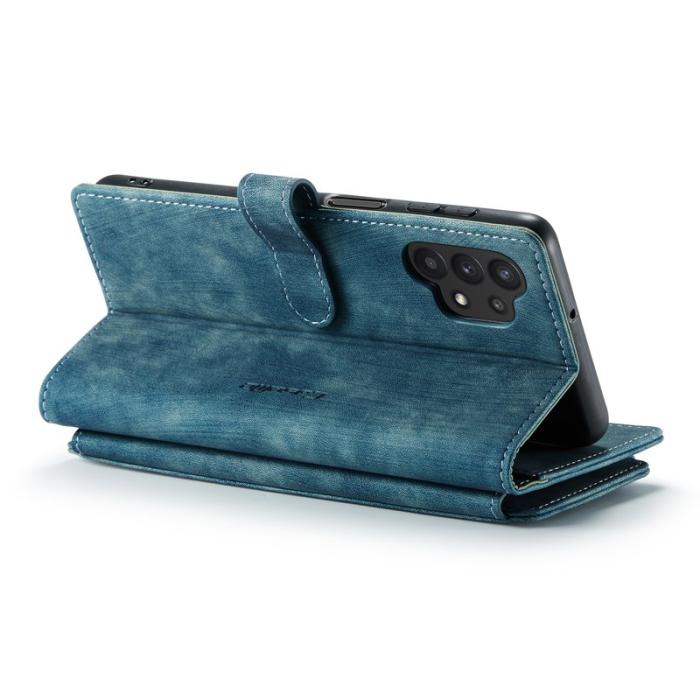Caseme - CASEME Konstläder Plånboksfodral för Samsung Galaxy A32/M32 5G - Blå
