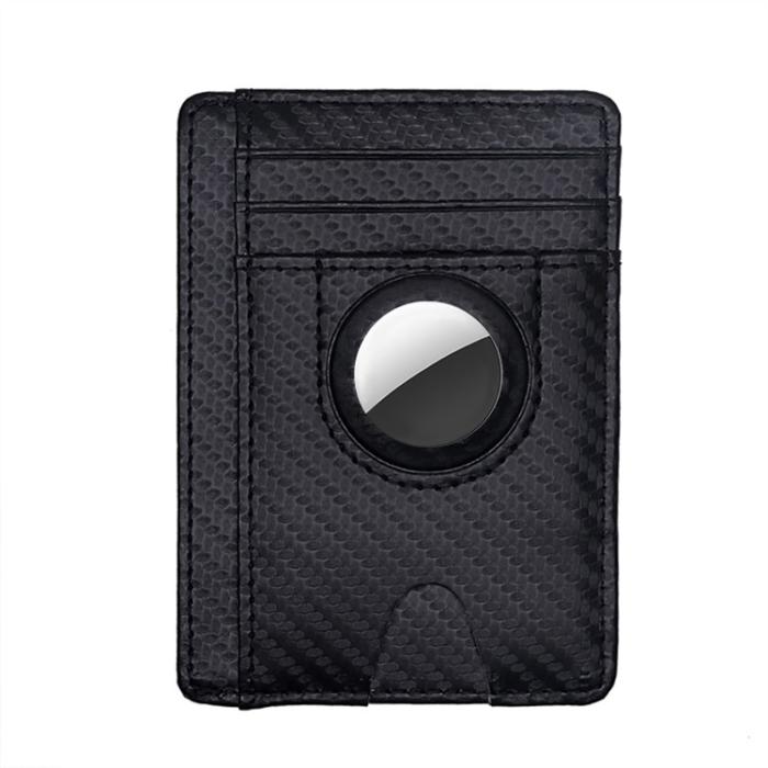 OEM - Airtag Korthållare Carbon Fiber RFID - Svart