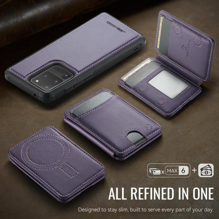 OEM - JEEHOOD Samsung Galaxy S20 Ultra Fodral KonstLäder - Lila