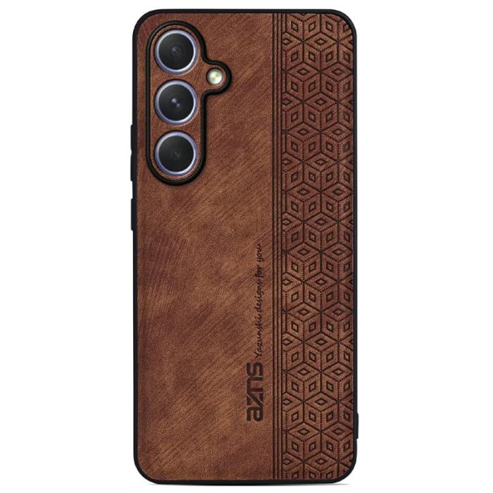 AZNS - AZNS Samsung Galaxy A56 5G Fodral KonstLäder - Brun