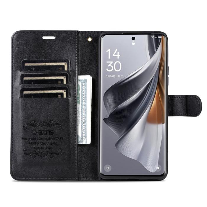 AZNS - AZNS Xiaomi 17 Plånboksfodral Anti-Scratch Konstläder - Svart