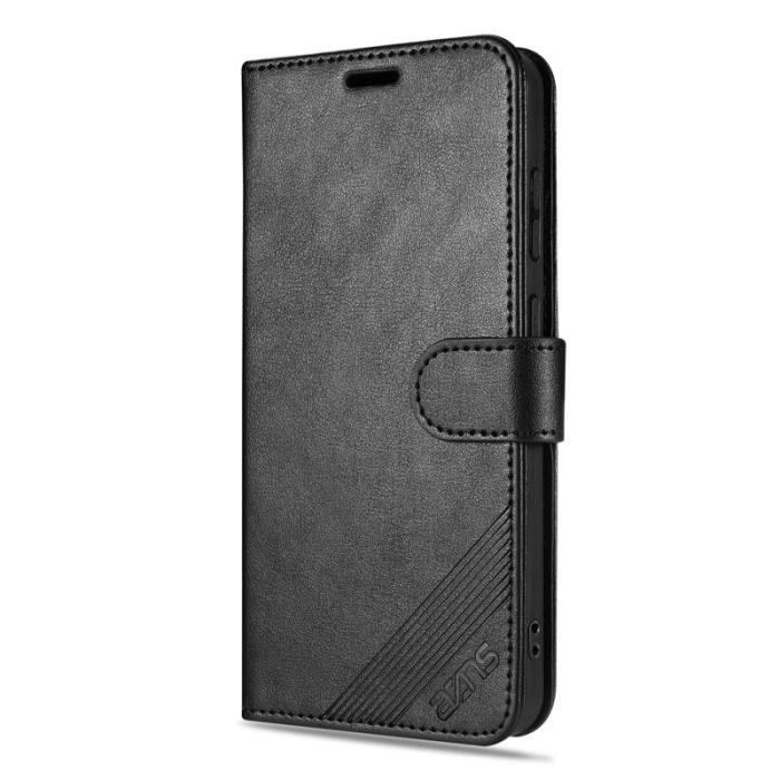 AZNS - AZNS Xiaomi 17 Plånboksfodral Anti-Scratch Konstläder - Svart