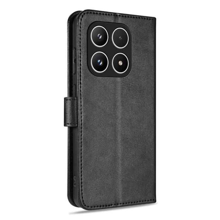 AZNS - AZNS Xiaomi 17 Plånboksfodral Anti-Scratch Konstläder - Svart