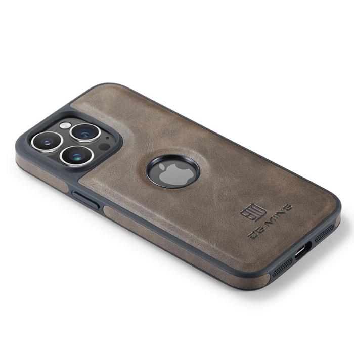 DG.MING - DG.MING Mobilskal till iPhone 12 Pro Max Logo View PU Läder - Brun