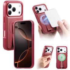 CASENEO - CASENEO iPhone 17 Pro Max Fodral - KonstL&auml;der + PC - R&ouml;d