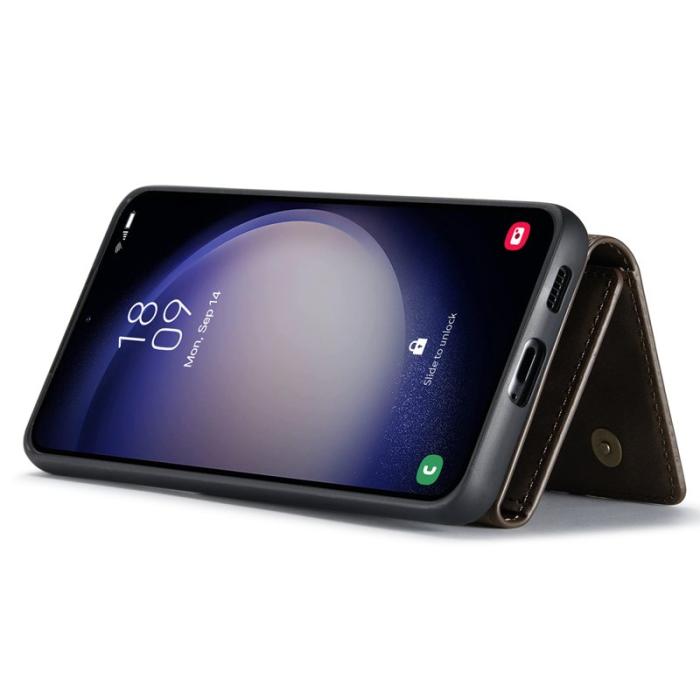 DG.MING - DG.MING Samsung Galaxy A56 5G Konstläder Plånboksfodral Brun