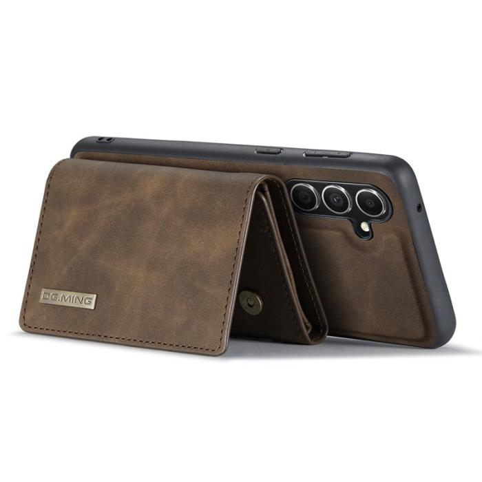 DG.MING - DG.MING Samsung Galaxy A56 5G Konstläder Plånboksfodral Brun