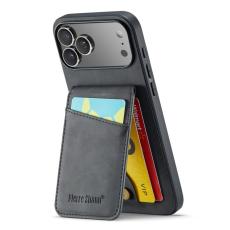 FIERRE SHANN - FIERRE SHANN iPhone 17 Pro Max Fodral KonstL&auml;der - Svart