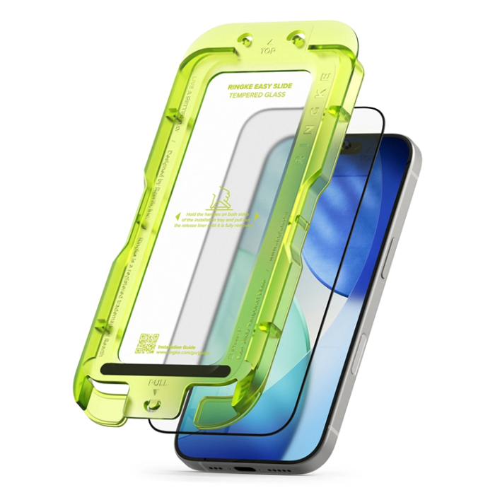 Ringke - [2-Pack] Ringke Härdat Glas Skärmskydd för Apple iPhone Air Easy Slide - Svart