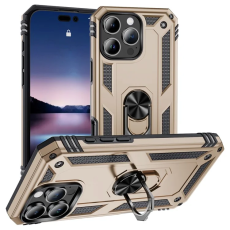 A-One Brand - iPhone 16 Pro Max Mobilskal Anti-drop med Kickstand - Guld