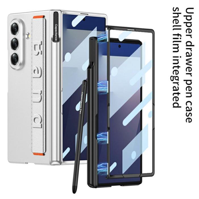GKK - GKK Samsung Galaxy Z Fold7 Fodral Magnetisk Hinge - Grå