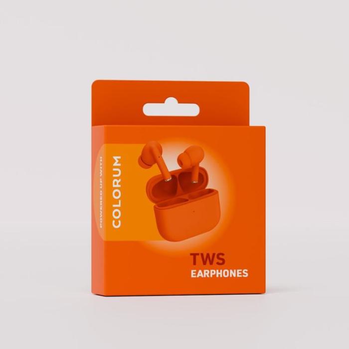 Colorum - Colorum TWS In-Ear Hörlurar Bluetooth CTWS-10 - Orange