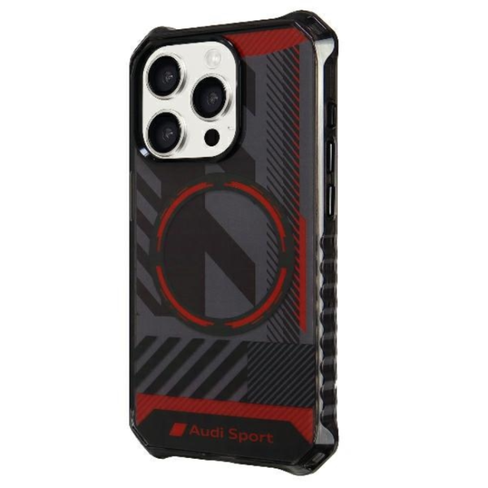 Audi - Audi iPhone 15 Pro Mobilskal Magsafe IML Sport - Svart