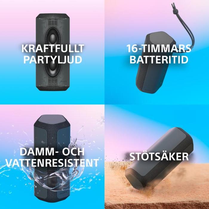 UTGATT1 - SONY XE-200 Trådlös Portabel Högtalare - Ljusgrå
