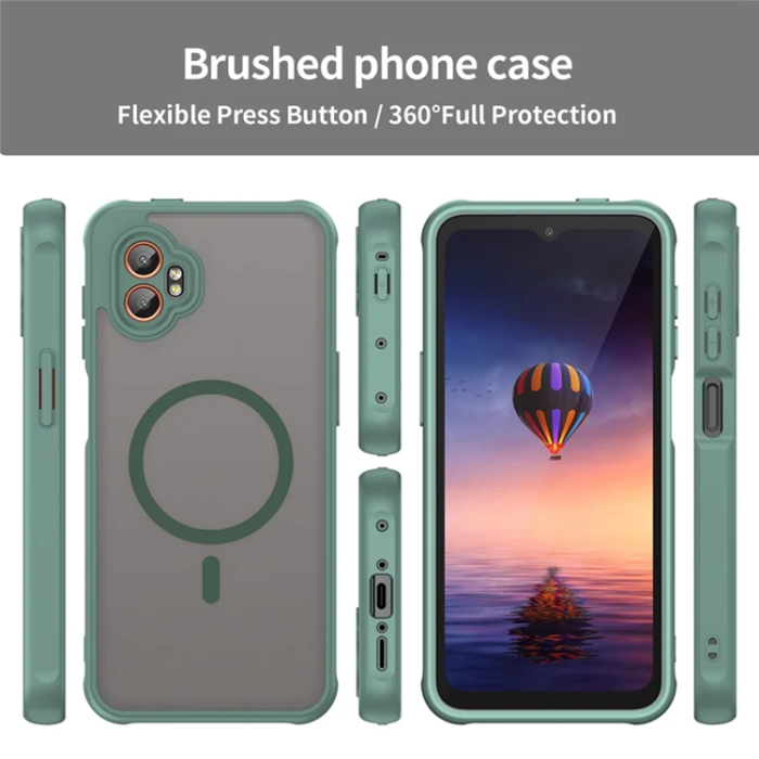 A-One Brand - Galaxy XCover 7 Pro Mobilskal MagSafe Anti-Drop - Grön