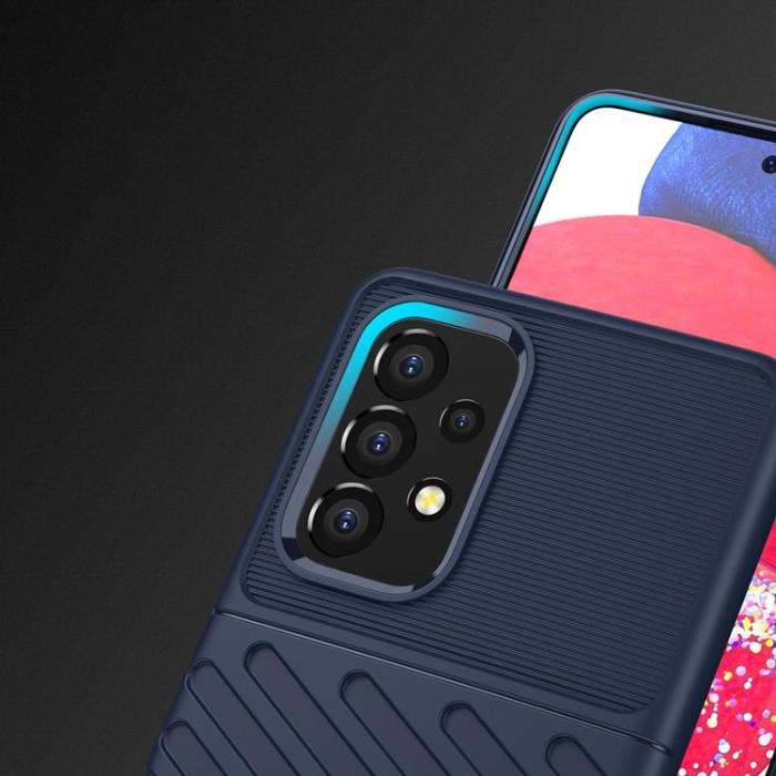 OEM - Thunder Flexible Armored Skal Galaxy A53 5G - Blå