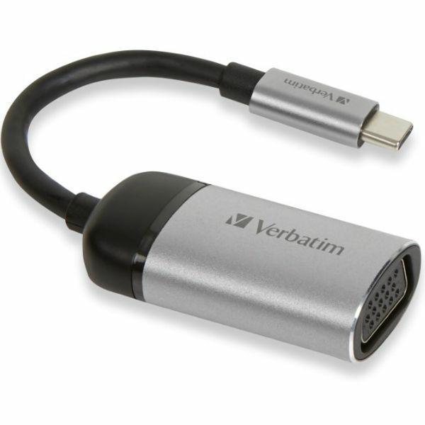 Verbatim USB-C till VGA Adapter - Grå | 1867 | AlltMobil
