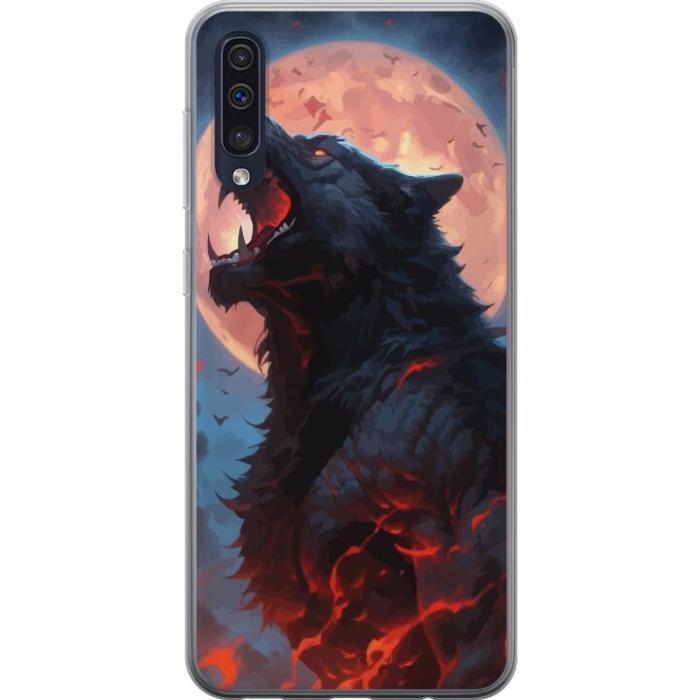 iSecrets - Mobilskal till Samsung Galaxy A50 med Ylande varg