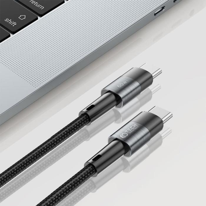 Tech-Protect - Tech-Protect USB-C till USB-C kabel Ultraboost 2m - Grå