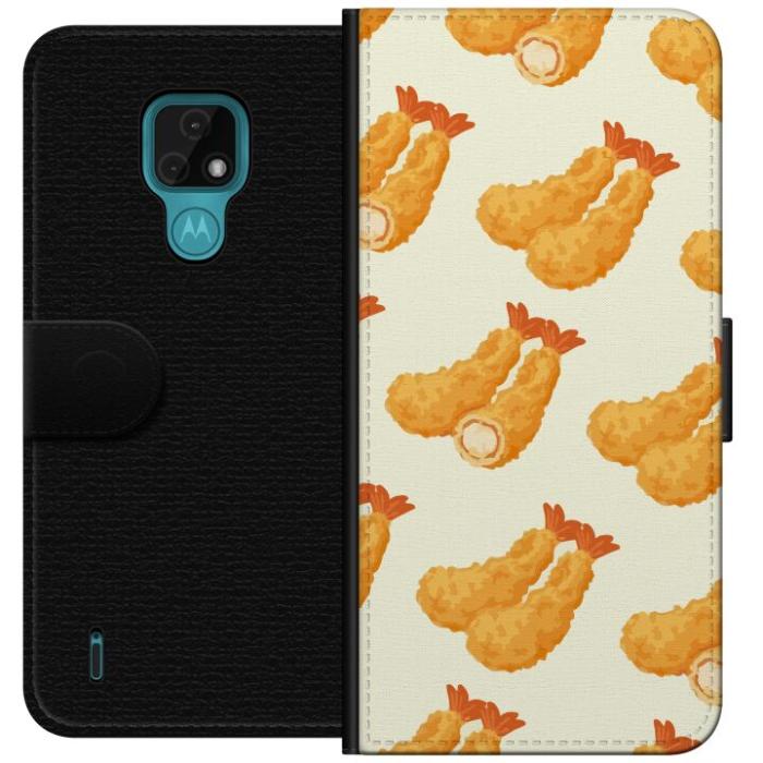 iSecrets - Plånboksfodral till Motorola Moto E7 med Räkor