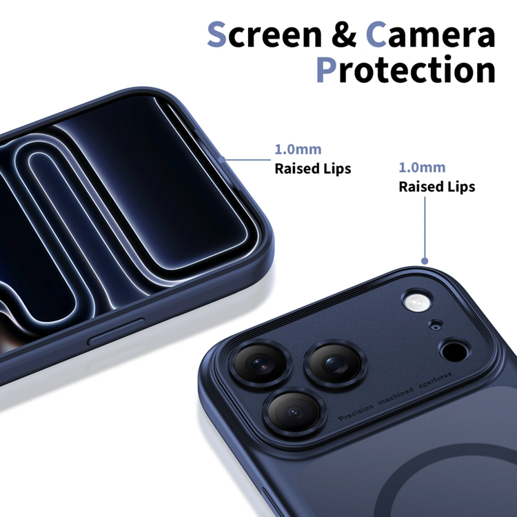 Tech-Protect iPhone 17 Pro Max Mobilskal Magsafe Peak - Mörkblå | 2353 | AlltMobil