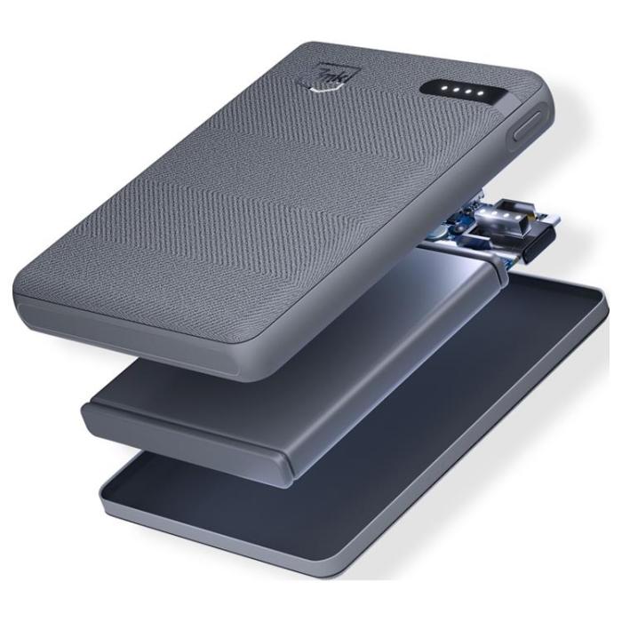 3MK - 3MK PowerBank 5000mAh 12W USB-C - Grå