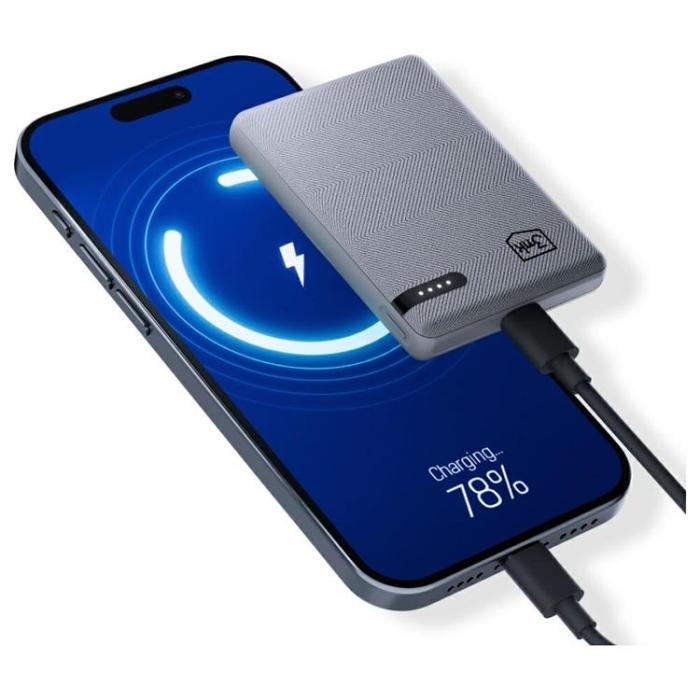 3MK - 3MK PowerBank 5000mAh 12W USB-C - Grå