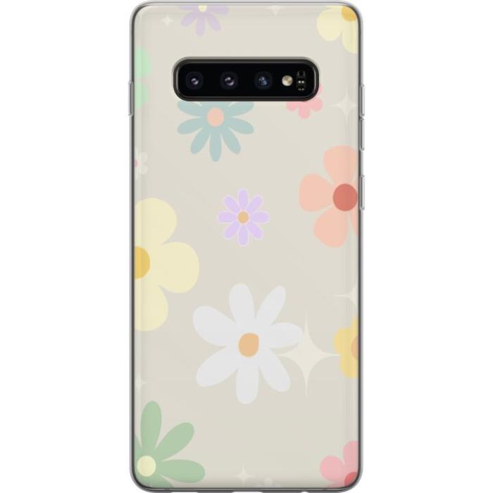 iSecrets - Mobilskal till Samsung Galaxy S10 med fejdande blommor