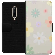 Gustaf - Pl&aring;nboksfodral till OnePlus 7 Pro med fejdande blommor