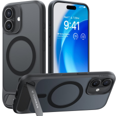 Torras - TORRAS iPhone 17 Mobilskal MagSafe Kickstand - Svart