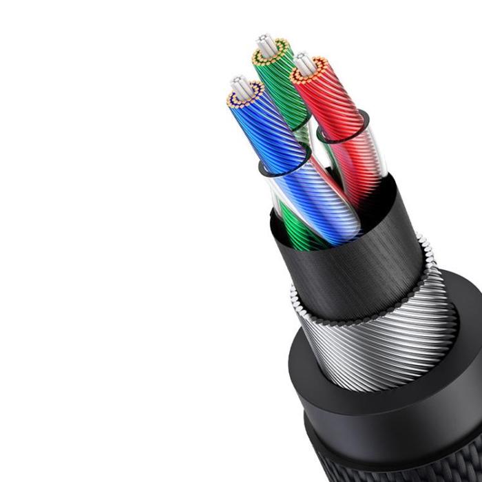 Ugreen - Ugreen AUX minijack 3.5 mm Kabel (hane) 3 m - Svart