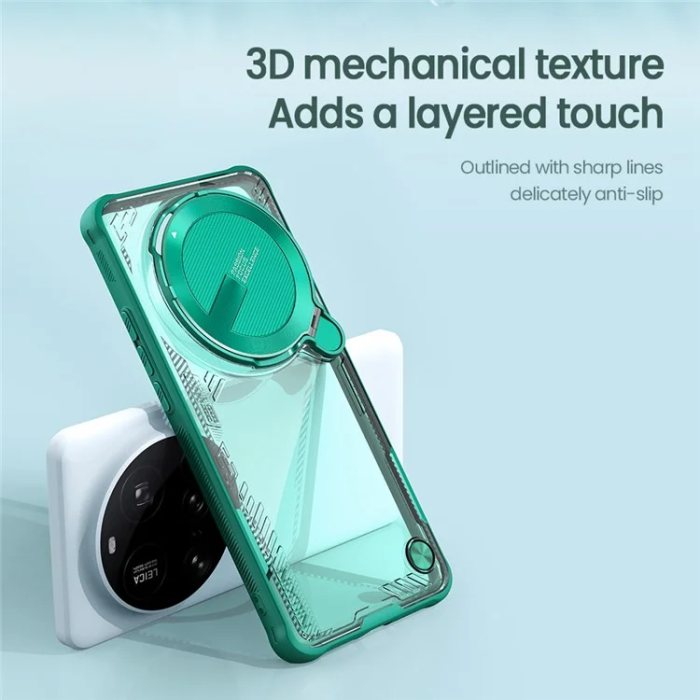 Nillkin - Nillkin Xiaomi 15 Ultra Mobilskal Iceblade Prop Kickstand - Grön