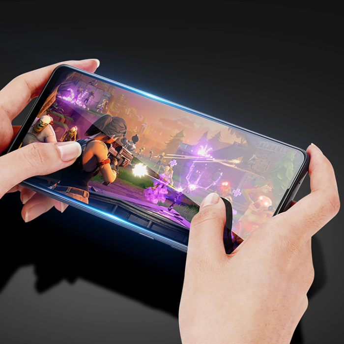 UTGATT1 - Dux Ducis Motorola Moto G72 Härdat glas 9D Frame 9H - Svart