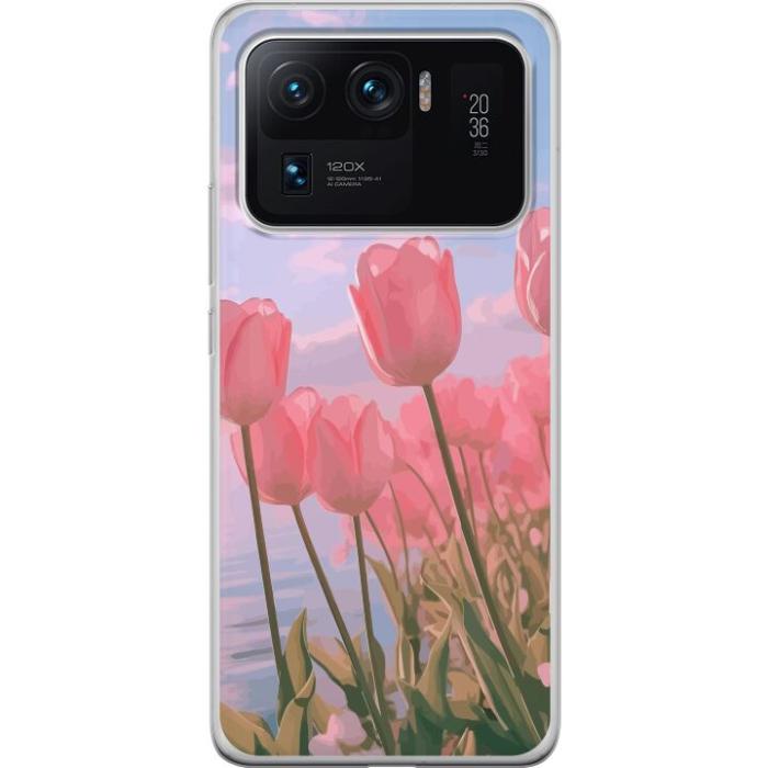 iSecrets - Mobilskal till Xiaomi Mi 11 Ultra med Rosa Tulpaner