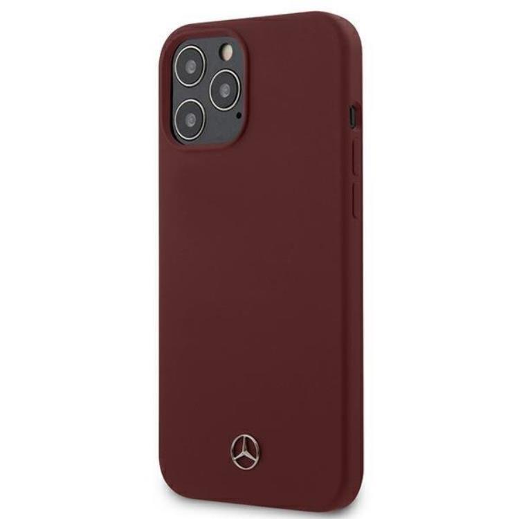 Mercedes iPhone 12 Pro Max Skal Silicone Line - Röd | 2353 | AlltMobil
