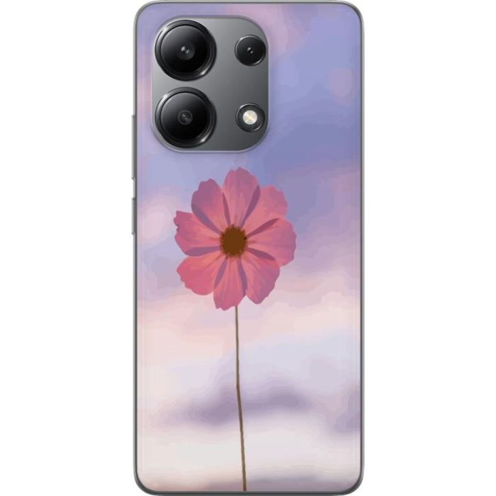 iSecrets - Mobilskal till Xiaomi Redmi Note 13 4G med Rosa blomma