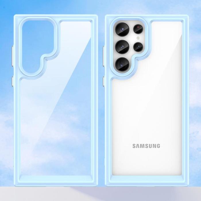 OEM - Galaxy S23 Ultra Skal Outer Space - Blå