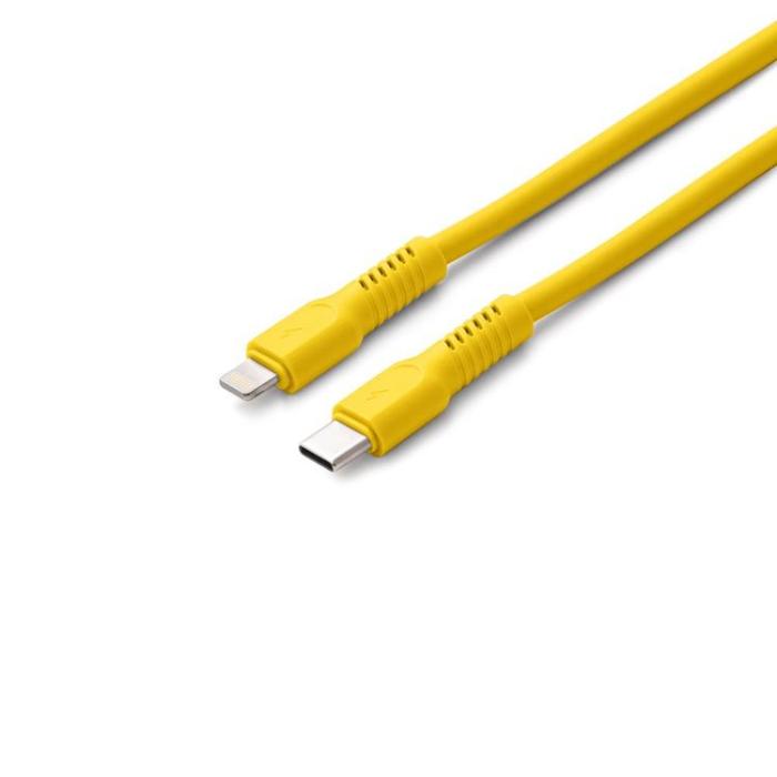 Colorum - Colorum USB-C till Lightning Kabel 1.8m 2.4A - Gul