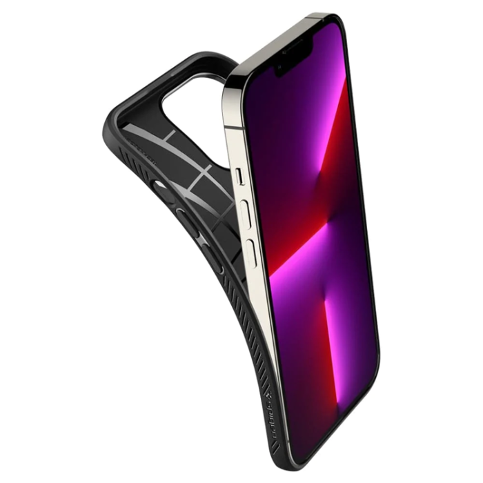Spigen - SPIGEN iPhone 14 Pro Liquid Air Skal - Svart