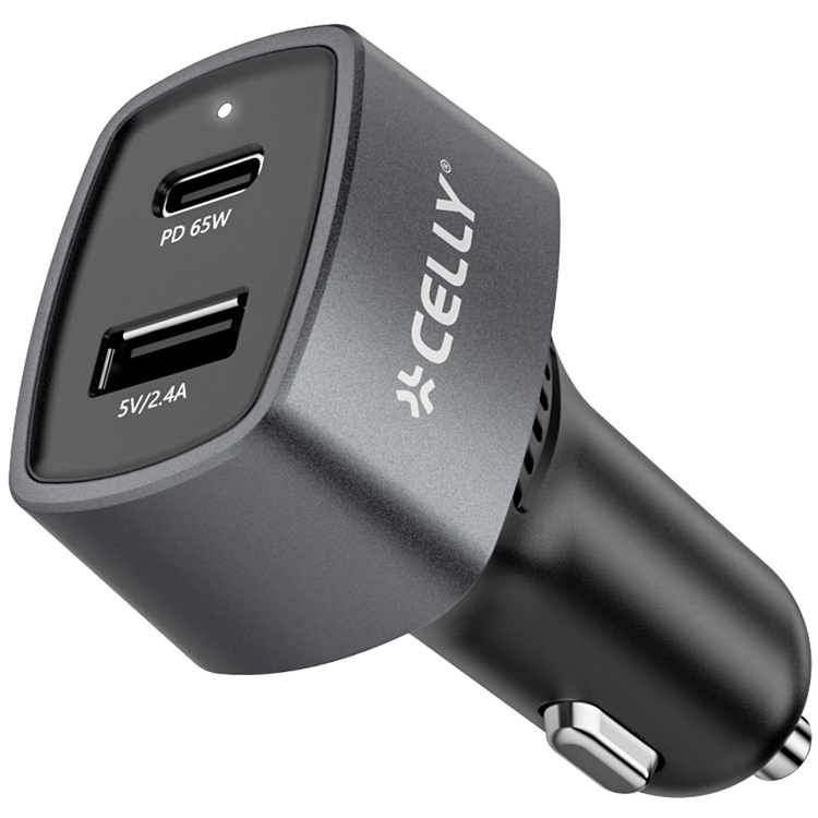 Celly Billaddare 1xUSB-C PD 1xUSB-A 65W | 6933 | AlltMobil
