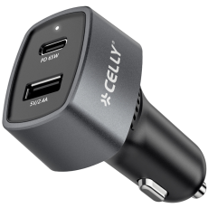 Celly - Celly Billaddare 1xUSB-C PD 1xUSB-A 65W