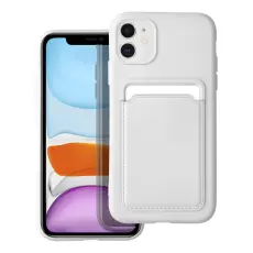 Forcell - iPhone 11 Skal Forcell Korthållare Mjukplast Vit