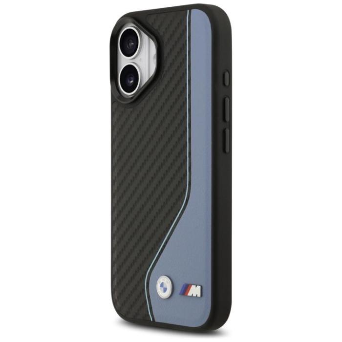 BMW - BMW iPhone 17 Mobilskal MagSafe M Carbon Logo - Blå