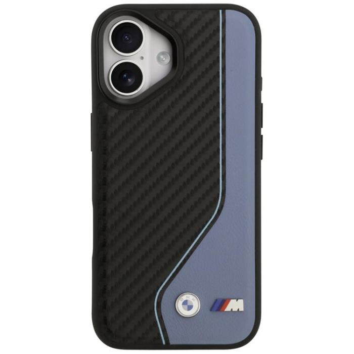 BMW - BMW iPhone 17 Mobilskal MagSafe M Carbon Logo - Blå