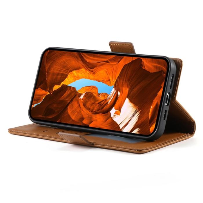 OEM - Samsung Galaxy S26 Fodral PU Läder Plånboksfodral - Brun