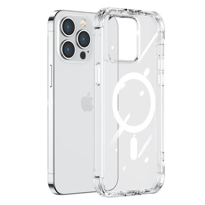 Joyroom - Joyroom iPhone 14 Plus Skal Magsafe Defender Armored - Clear