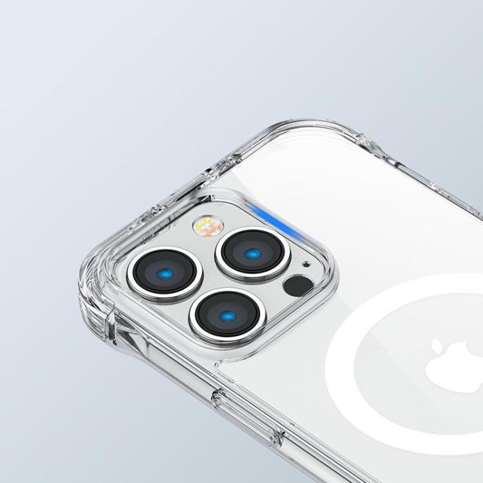 Joyroom - Joyroom iPhone 14 Plus Skal Magsafe Defender Armored - Clear