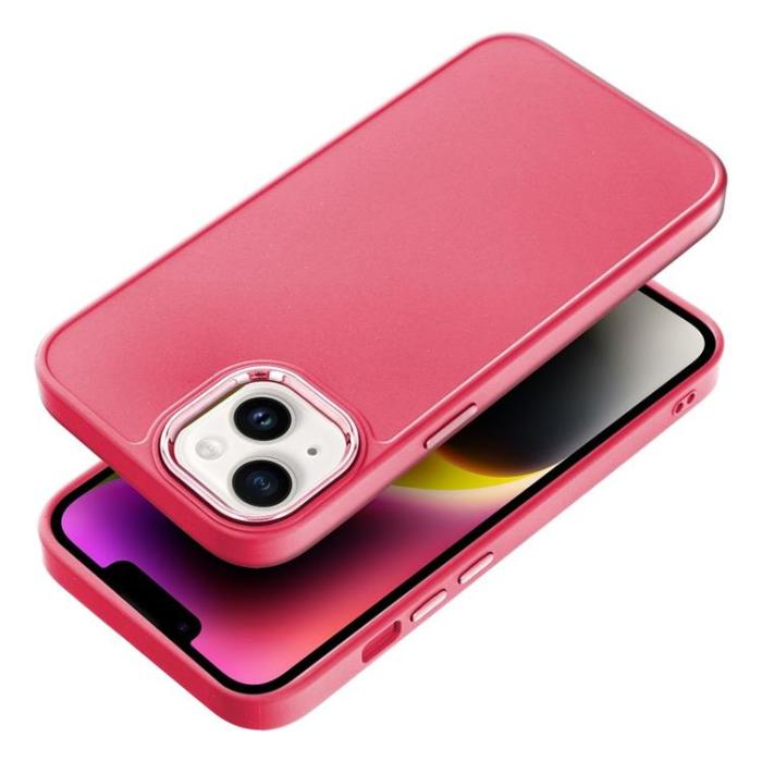 OEM - iPhone 14 Mobilskal Frame - Magenta