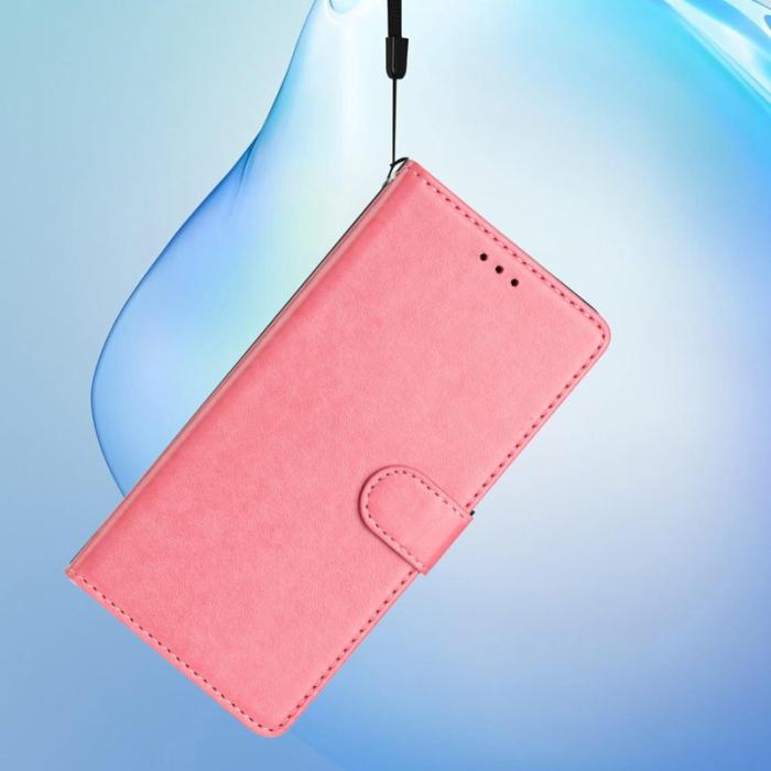 OEM - Samsung Galaxy S26 Plus Plånboksfodral Konstläder Ställfunktion - Roséguld