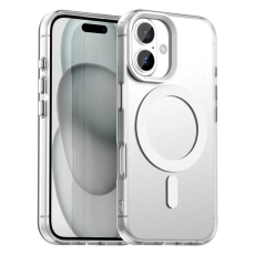 A-One Brand - iPhone 17 Mobilskal MagSafe Anti Drop Hybrid - Vit
